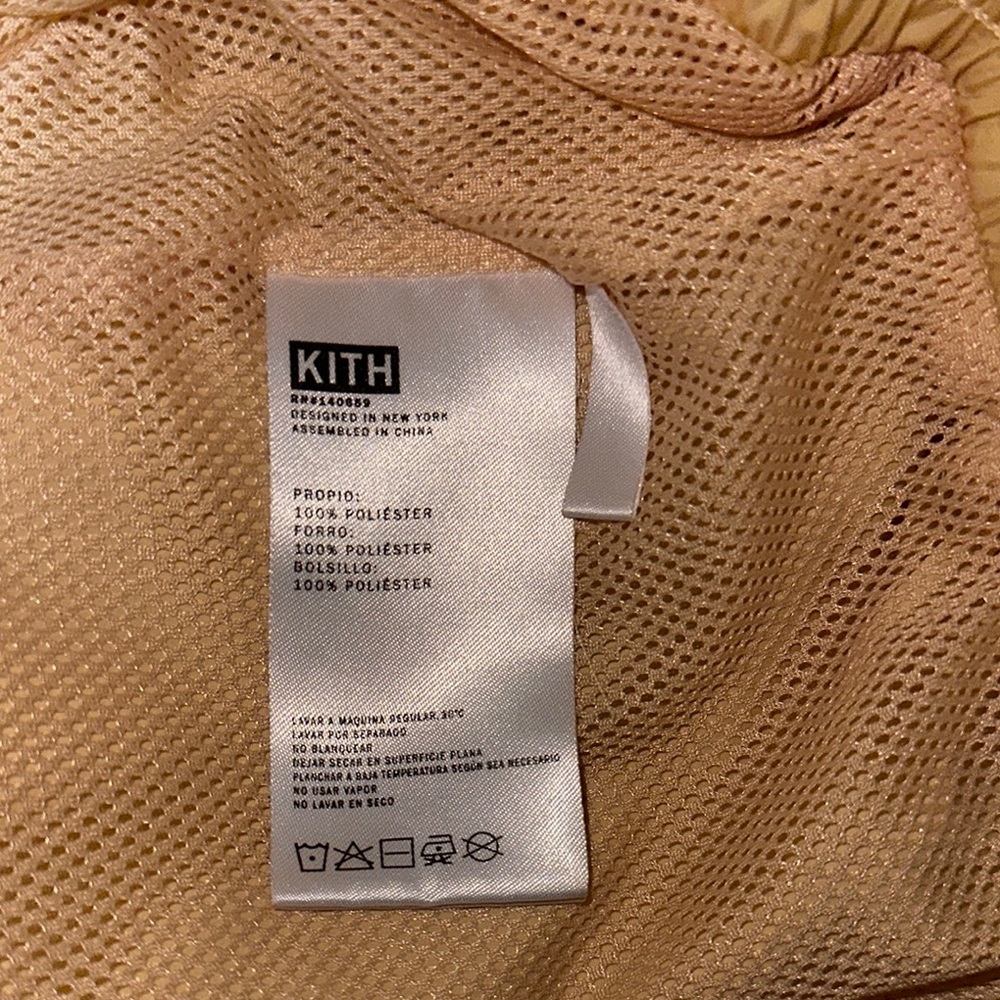 Kith Yellow Drawstring Shorts - Picture 4 of 4